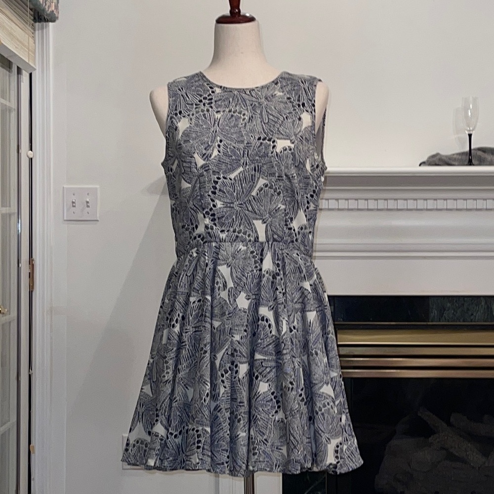 Pleated skater / shift dress